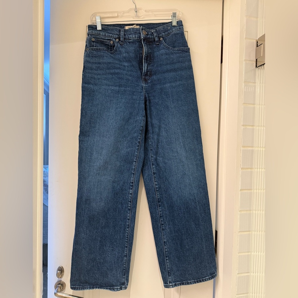 Madewell the perfect vintage Women's Straight Leg Blue Jeans